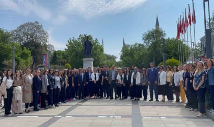 Edirne’de sağlık kahramanları unutulmadı