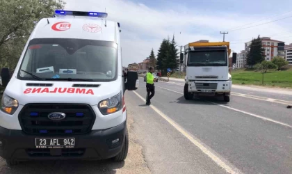 Elazığ’da kamyon ile otomobil çarpıştı: 1 yaralı