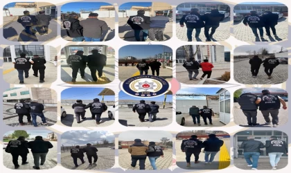 Elazığ’da kesinleşmiş hapis cezası bulunan 107 şahıs yakalandı