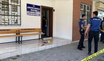 Elazığ’da mahalle muhtarı silahlı saldırıda yaralandı