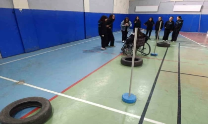 Engellileri daha iyi anlamak için okulda ”Empati Parkuru” kuruldu