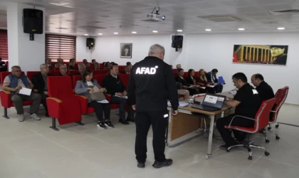 Ergene’de Afet Müdahale Planı Toplantısı gerçekleştirildi