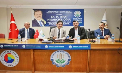 Erzurum ve Ağrı ticaret borsaları arasında ”Kardeş Borsa Protokolü” imzalandı