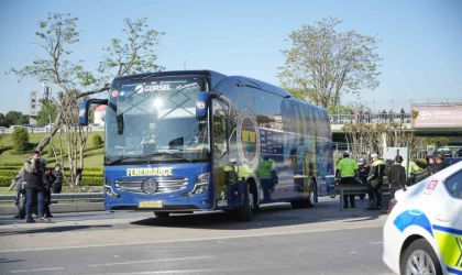 Fenerbahçe, derbi için stada geldi