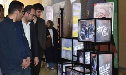 Filistin’deki soykırımı anlatan ”Hafıza Sergisi” açıldı