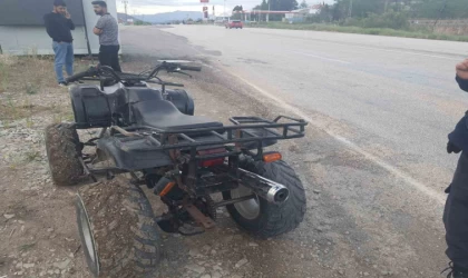 Gölbaşı’nda ATV devrildi: 2 yaralı