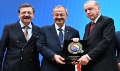 GSO TOBB delegelerine hizmet şeref belgesi verildi