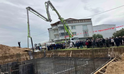 Hafızlık Yatılı Kur’an Kursu binasının temeli atıldı