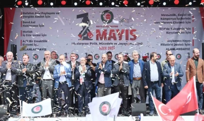 HAK-İŞ 1 Mayıs Emek ve Dayanışma Günü’nü Rize’de kutladı