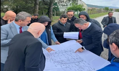 Hokey sahası için yerinde inceleme gerçekleştirildi