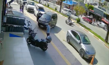Huzurevi sakinine motosiklet çarptı