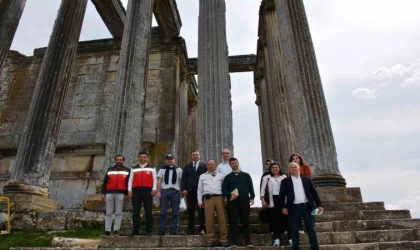 IFAD heyetinden Çavdarhisar Aizanoi Antik Kentine ziyaret