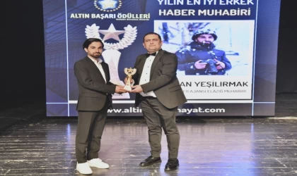 İHA’ya ”Yılın En İyi Erkek Haber Muhabiri” ödülü