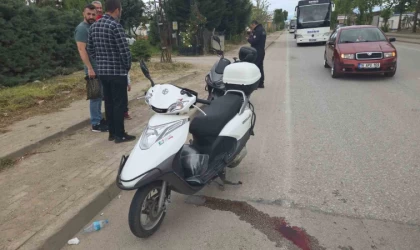 İki motosiklet çarpıştı: 2 yaralı