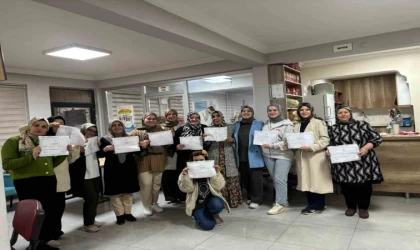 Kadınlara mantar yetiştiriciliği kurusu verildi