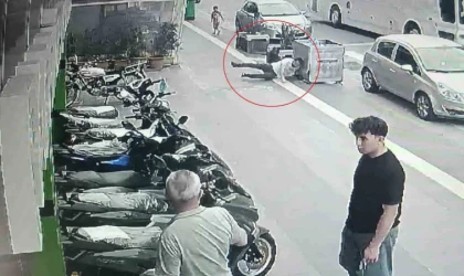 Kafasını çöp konteynerine çarptı, kimse hastaneye gitmeye ikna edemedi