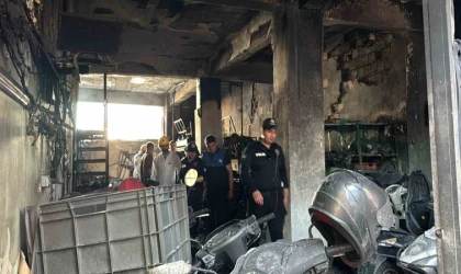 Kağıthane’de tamirhanedeki patlamada ölen gencin cenazesi Adli Tıp Kurumu’na kaldırıldı