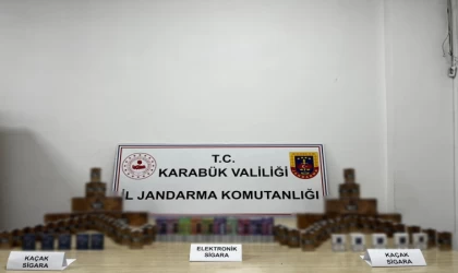 Karabük’te kaçak sigara operasyonu