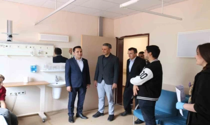 Kaymakam Bildirici’den eğitim ve sağlık kurumlarına ziyaret