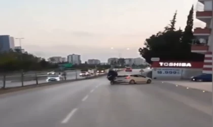 Kaza anı kask kamerasında