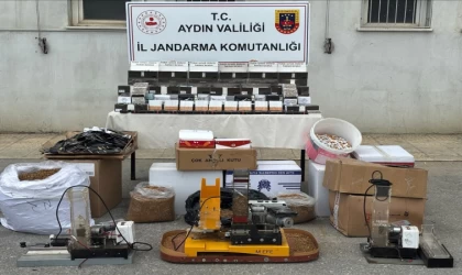 Kendi sardıkları tütünleri piyasaya süren 2 kişi yakalandı