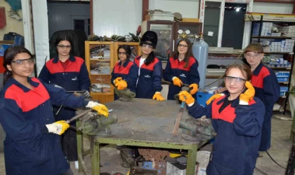 Kırkağaçlı kızlar kaynakçılık sektörüne çare olacak