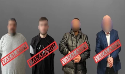 Kırmızı bültenle aranan 4 şahıs yakalanarak Türkiye’ye iade edildi