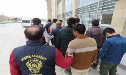 Kırşehir’de 18 düzensiz göçmen yakalandı