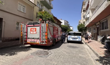 Kızartma yağı, itfaiyeyi harekete geçirdi