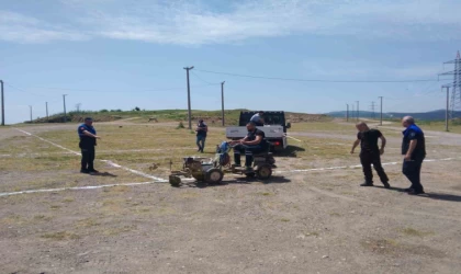 Kurban satış alanında çizgiler çekildi