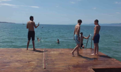 Kuzey Ege de deniz sezonu açıldı