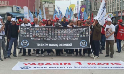 Malatya’da 1 Mayıs kutlandı