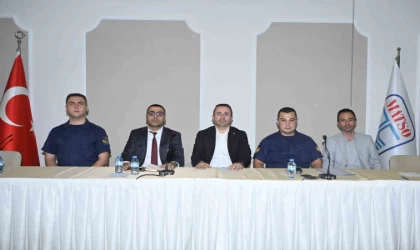 Manavgat’ta deniz ve ırmak turizmi için güvenlik toplantısı düzenlendi