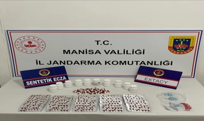 Manisa’da bin 216 adet sentetik hap ele geçirildi