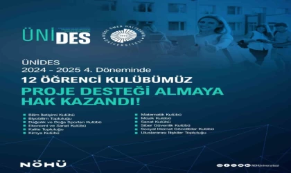 NÖHÜ’de ÜNİDES proje desteği sayısı artışını sürüyor