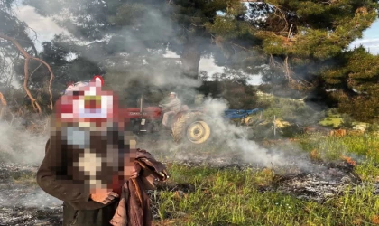 Orman sınırında ateş yakan 2 kişiye para cezası kesildi