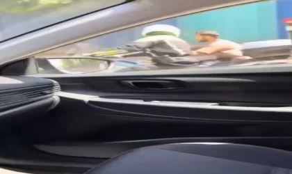 Polisi peşine takmıştı, özür diledi