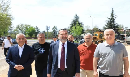 Saha incelemelerini sürdüren Başkan Şahin Şerifoğulları’ndan yoğun tempo