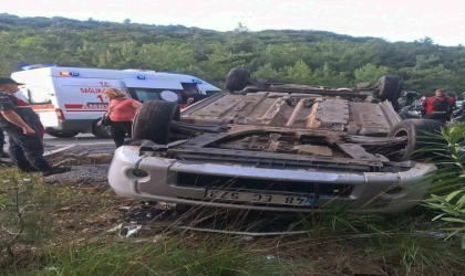 Sakar rampasında kaza