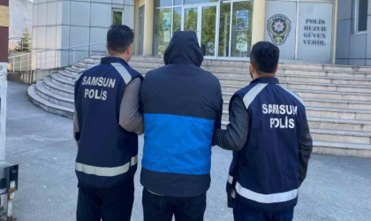 Samsun’da 18 yıl 9 ay hapis cezası bulunan şahıs yakalandı
