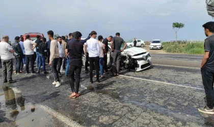 Şanlıurfa’da minibüs ile otomobil çarpıştı: 5 yaralı