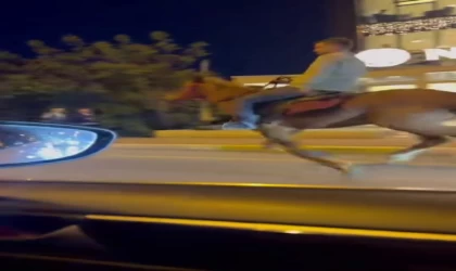Şehrin göbeğinde dörtnala giden atı gören dönüp bir daha baktı