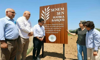 ‘Senem Şen Hatıra Bahçesi’ Anneler Günü’nde açıldı
