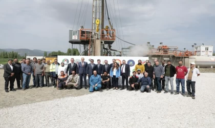 Simav’da ikinci jeotermal su kuyusu devreye alındı