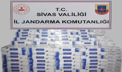 Sivas’ta binlerce bandrolsüz sigara ele geçirildi