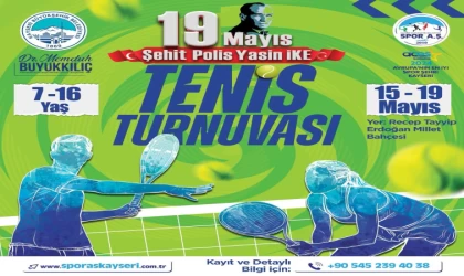 Spor A.Ş.’den 19 Mayıs’a özel tenis turnuvası