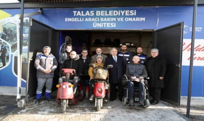 Talas’ta engellilerin yüzünü güldüren tesis