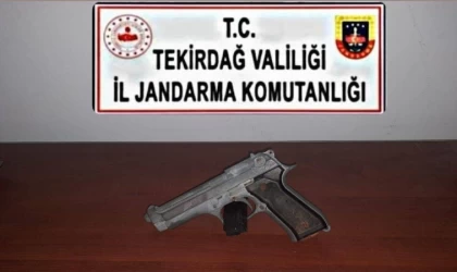 Tekirdağ’da jandarmadan ruhsatsız silah operasyonları