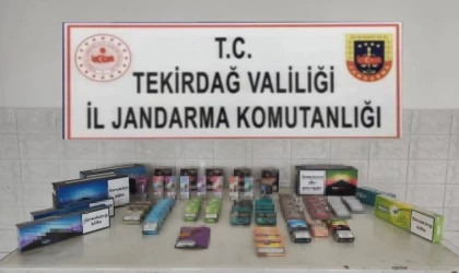 Tekirdağ’da kaçak sigara ve elektronik sigara operasyonu