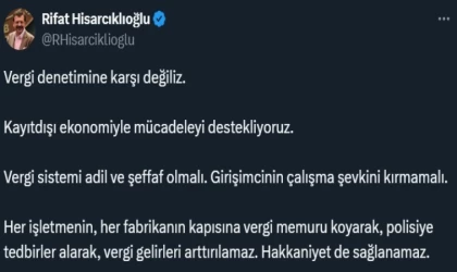 TOBB Başkanı Hisarcıklıoğlu: ”Vergi sistemi adil ve şeffaf olmalı”